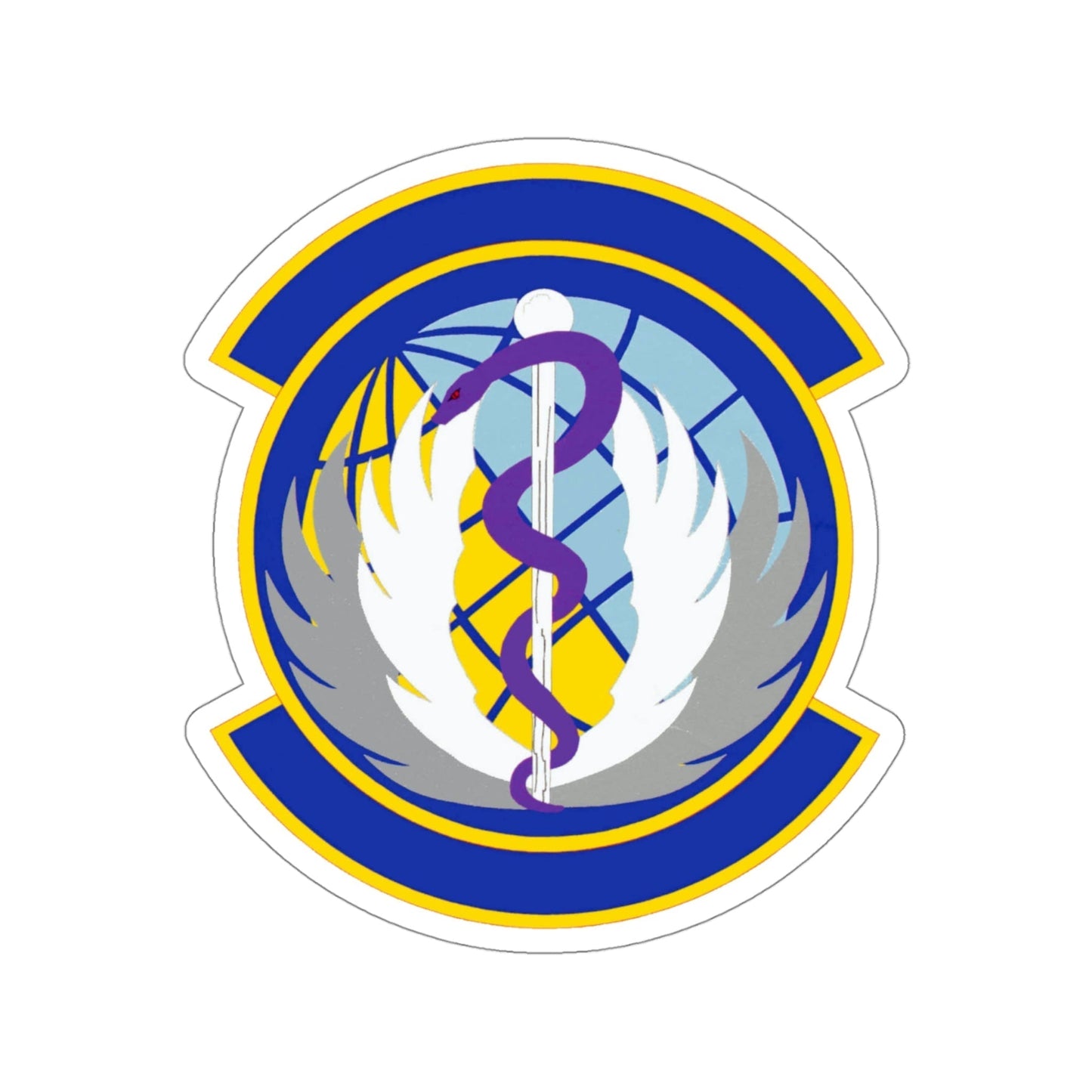 60 Healthcare Operations Squadron (U.S. Air Force) STICKER Vinyl Die-Cut Decal-4 Inch-The Sticker Space