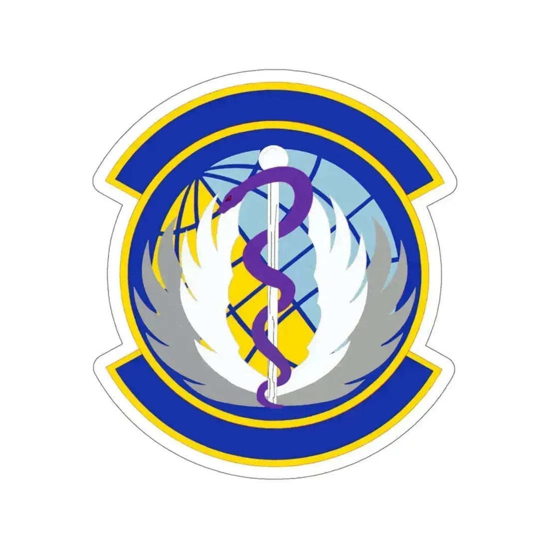 60 Healthcare Operations Squadron (U.S. Air Force) STICKER Vinyl Die-Cut Decal 5 Inch - The Sticker Space