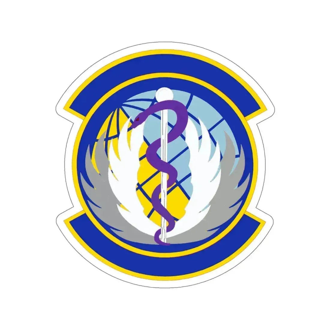 60 Healthcare Operations Squadron (U.S. Air Force) STICKER Vinyl Die-Cut Decal - The Sticker Space