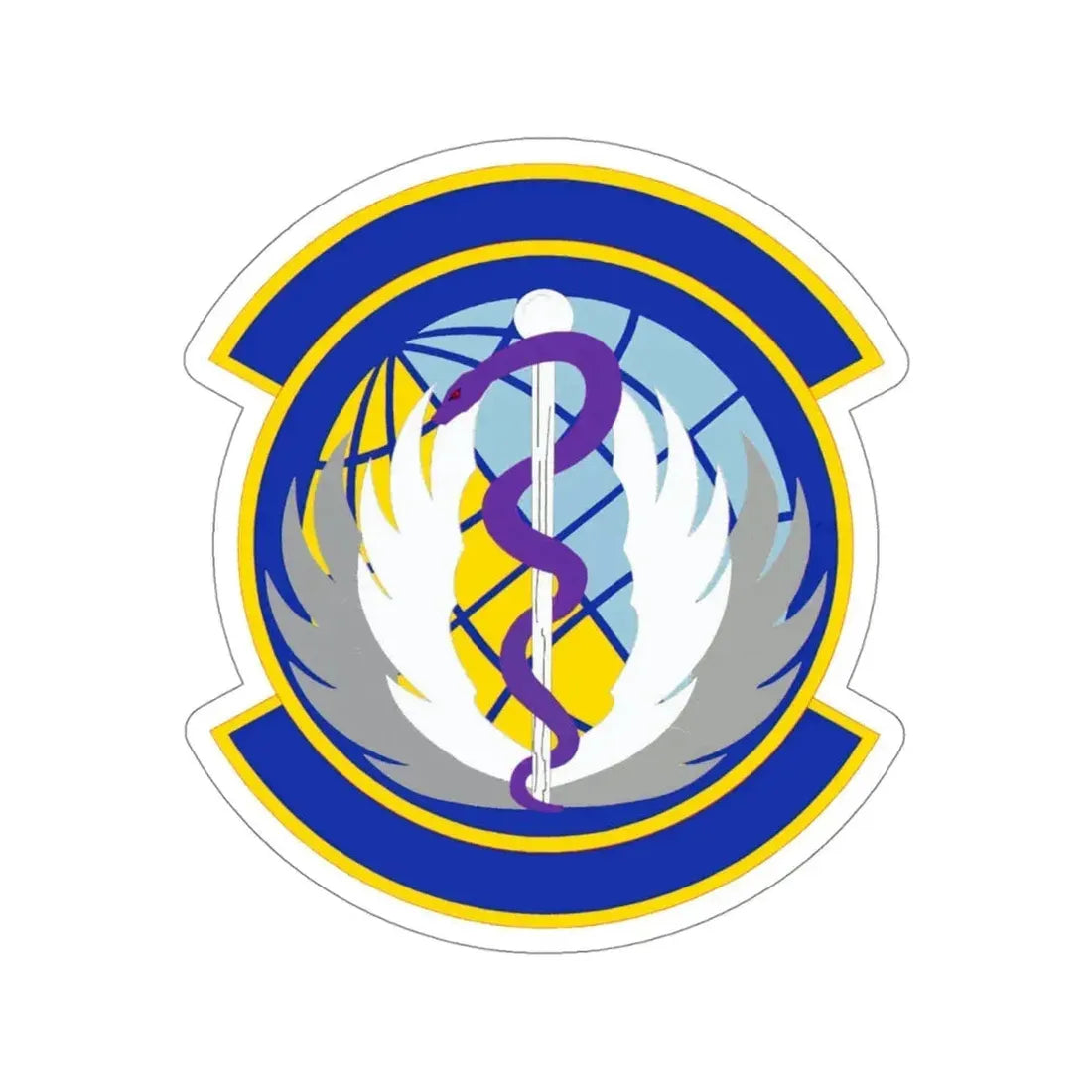 60 Healthcare Operations Squadron (U.S. Air Force) STICKER Vinyl Die-Cut Decal - The Sticker Space