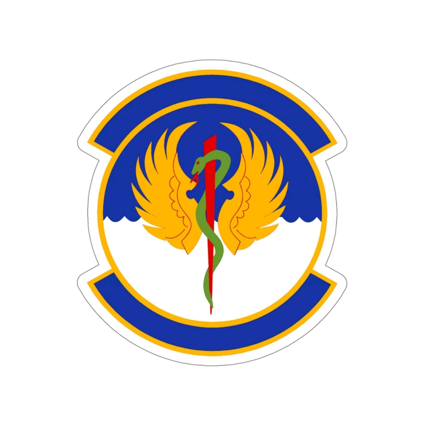 60 Operational Medical Readiness Squadron (U.S. Air Force) STICKER Vinyl Die-Cut Decal-4 Inch-The Sticker Space