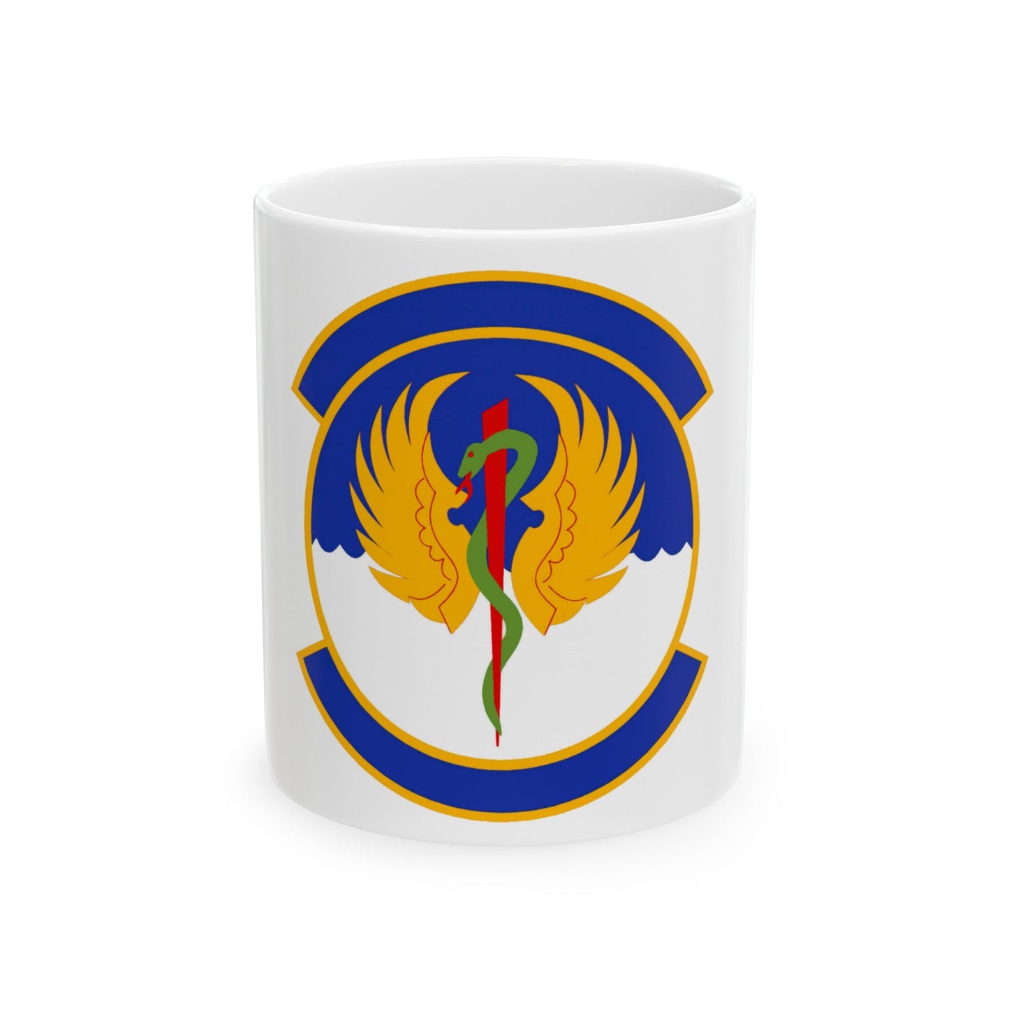 60 Operational Medical Readiness Squadron (U.S. Air Force) White Coffee Mug-11oz-The Sticker Space