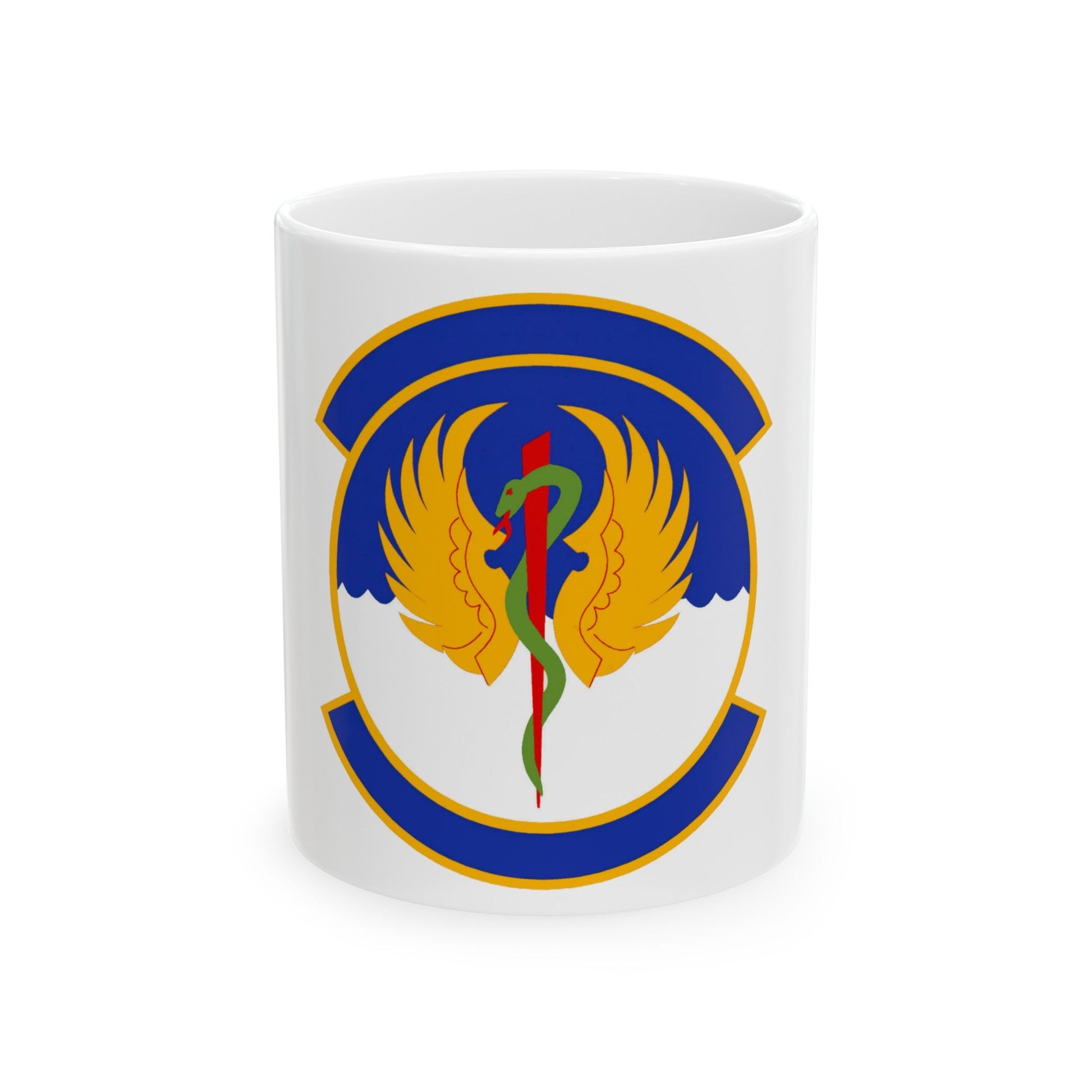 60 Operational Medical Readiness Squadron (U.S. Air Force) White Coffee Mug-11oz-The Sticker Space