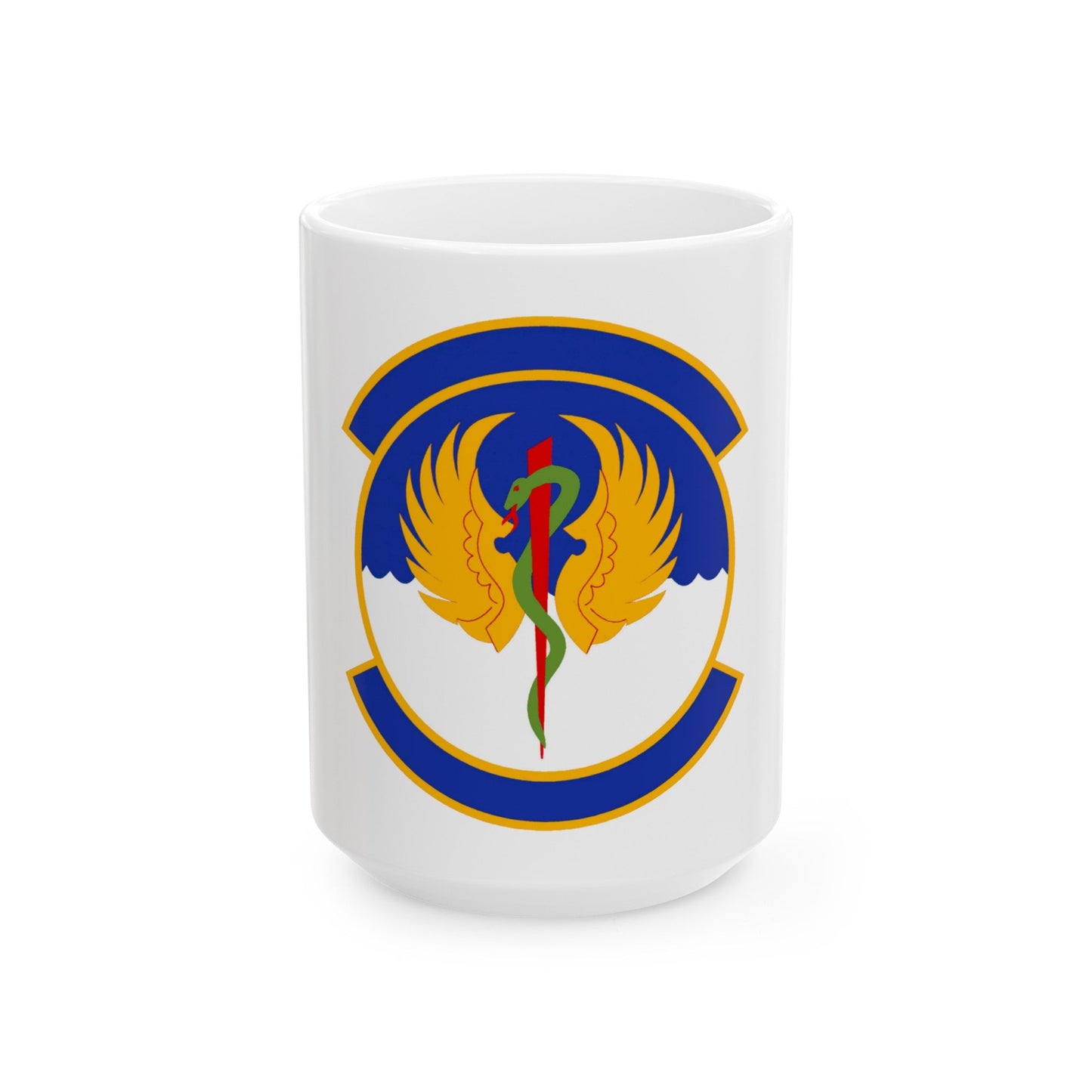 60 Operational Medical Readiness Squadron (U.S. Air Force) White Coffee Mug-15oz-The Sticker Space