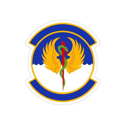 60 Operational Medical Readiness Squadron (U.S. Air Force) REVERSE PRINT Transparent Die-Cut STICKER - The Sticker Space