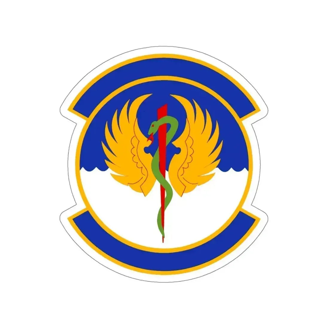 60 Operational Medical Readiness Squadron (U.S. Air Force) STICKER Vinyl Die-Cut Decal 5 Inch - The Sticker Space