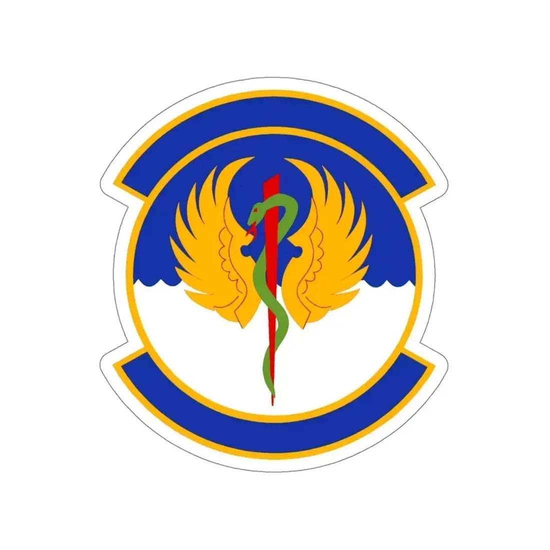 60 Operational Medical Readiness Squadron (U.S. Air Force) STICKER Vinyl Die-Cut Decal 5 Inch - The Sticker Space