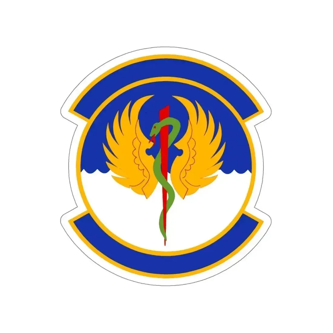 60 Operational Medical Readiness Squadron (U.S. Air Force) STICKER Vinyl Die-Cut Decal 6 Inch - The Sticker Space