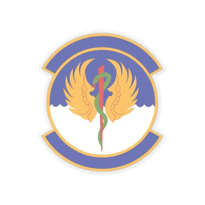 60 Operational Medical Readiness Squadron (U.S. Air Force) STICKER Vinyl Kiss-Cut Decal 3 Inch Transparent - The Sticker Space