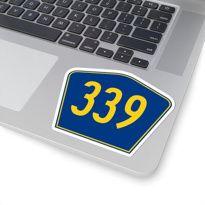 PR secondary 339 (Puerto Rico) (Road Sign) STICKER Vinyl Kiss-Cut Decal