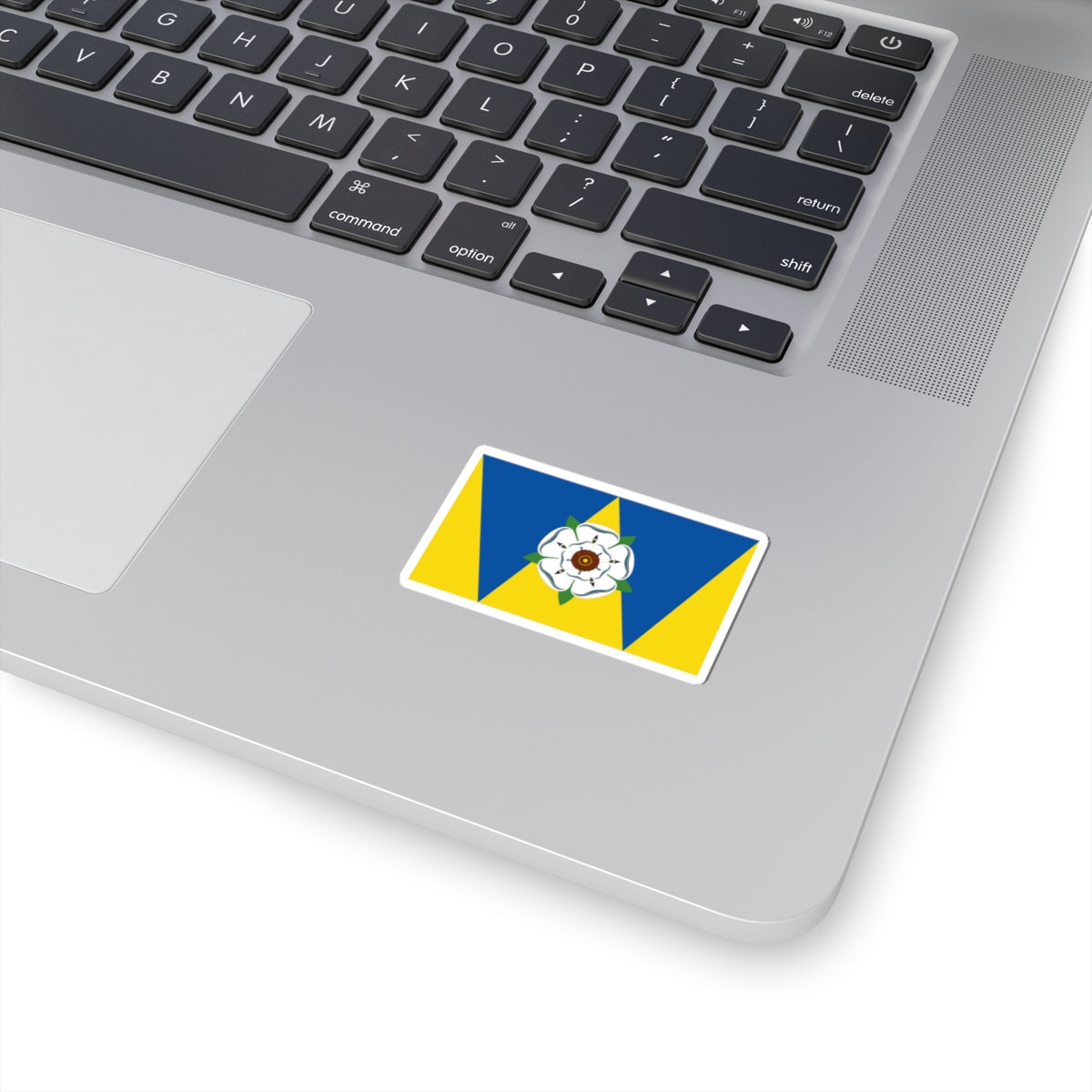 Unofficial Flag of West Yorkshire (England) STICKER Vinyl Kiss-Cut Decal