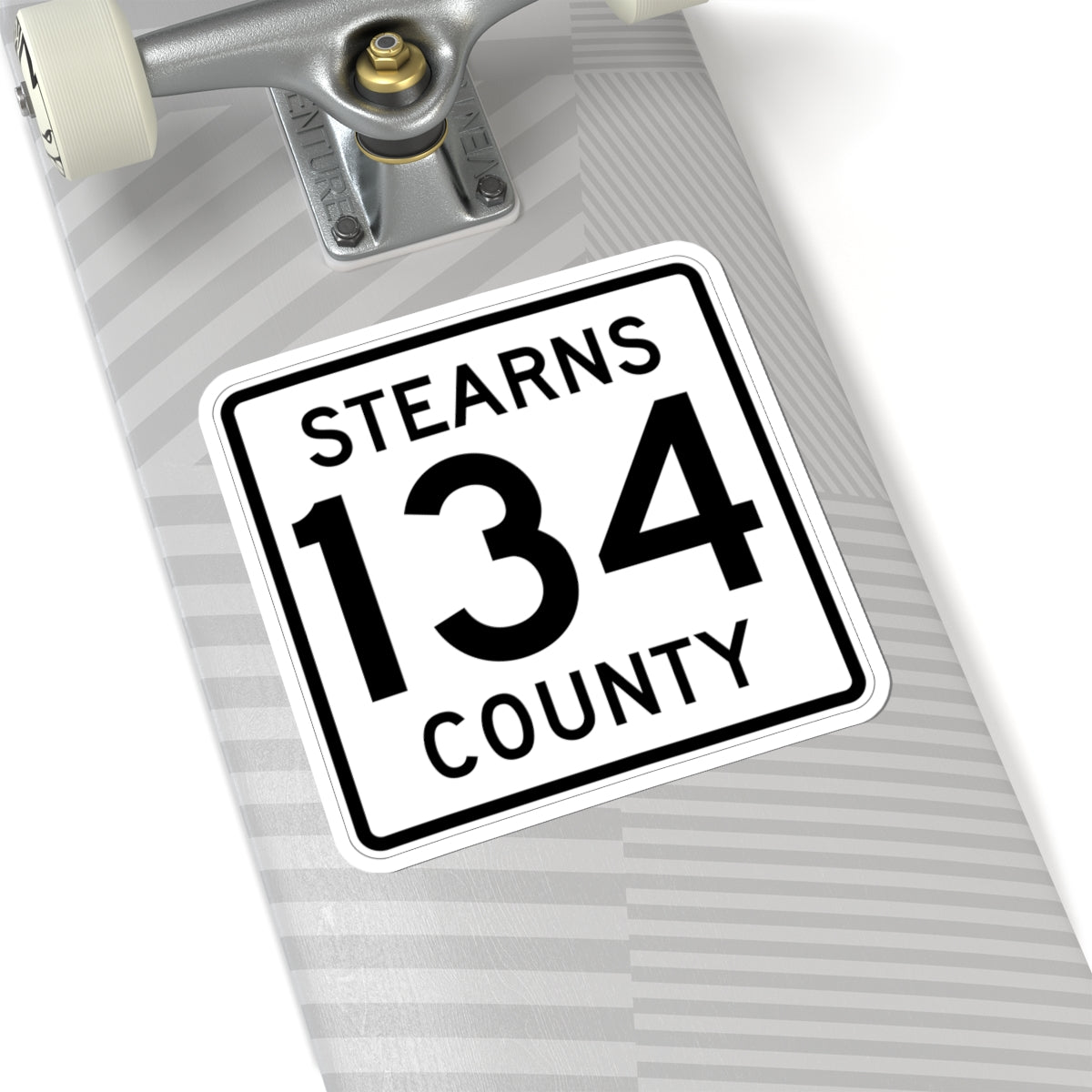 Stearns County Route 134 (Minnesota) (Road Sign) STICKER Vinyl Kiss-Cut Decal