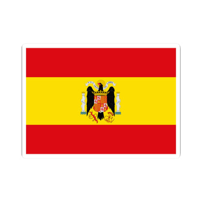 Flag of the Francoist Spain Army 1940-1945 Forts and Castles (Spain) STICKER Vinyl Kiss-Cut Decal