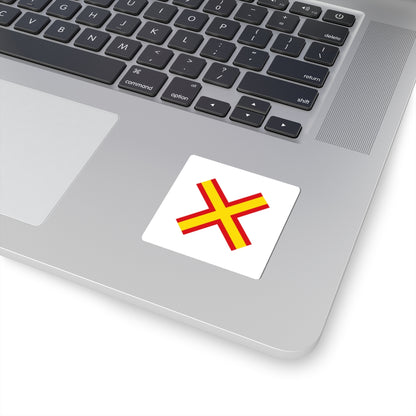 Flag of SEV (Spain) STICKER Vinyl Kiss-Cut Decal