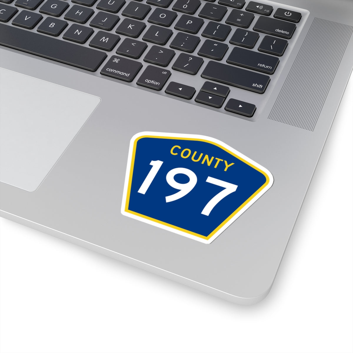 County 197 MN (Minnesota) (Road Sign) STICKER Vinyl Kiss-Cut Decal