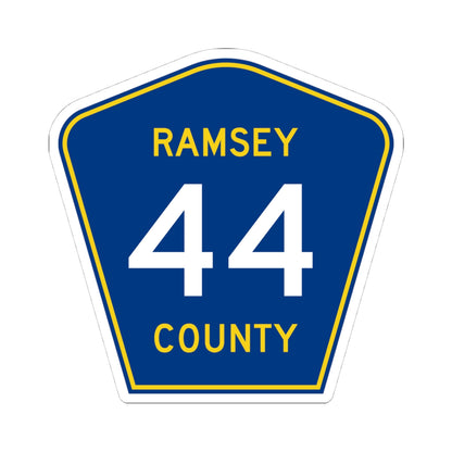 Ramsey County 44 MN (Minnesota) (Road Sign) STICKER Vinyl Kiss-Cut Decal