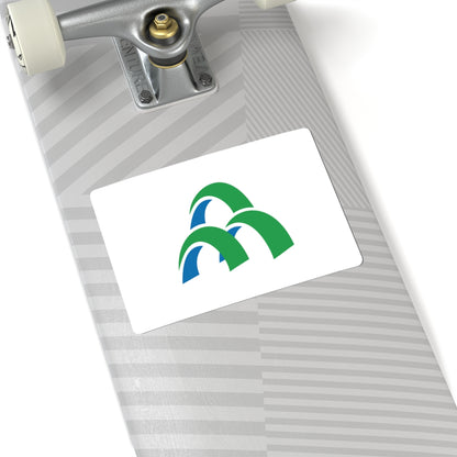 Flag of Mori Hokkaido (Japan) STICKER Vinyl Kiss-Cut Decal