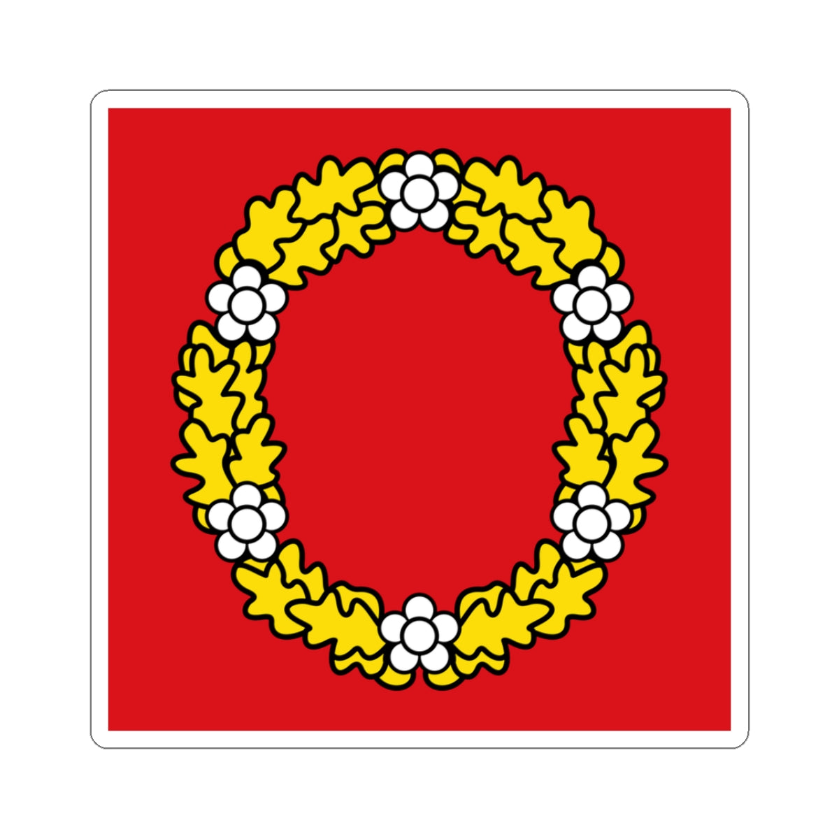 CHE Schonengrund Flag (Switzerland) STICKER Vinyl Kiss-Cut Decal