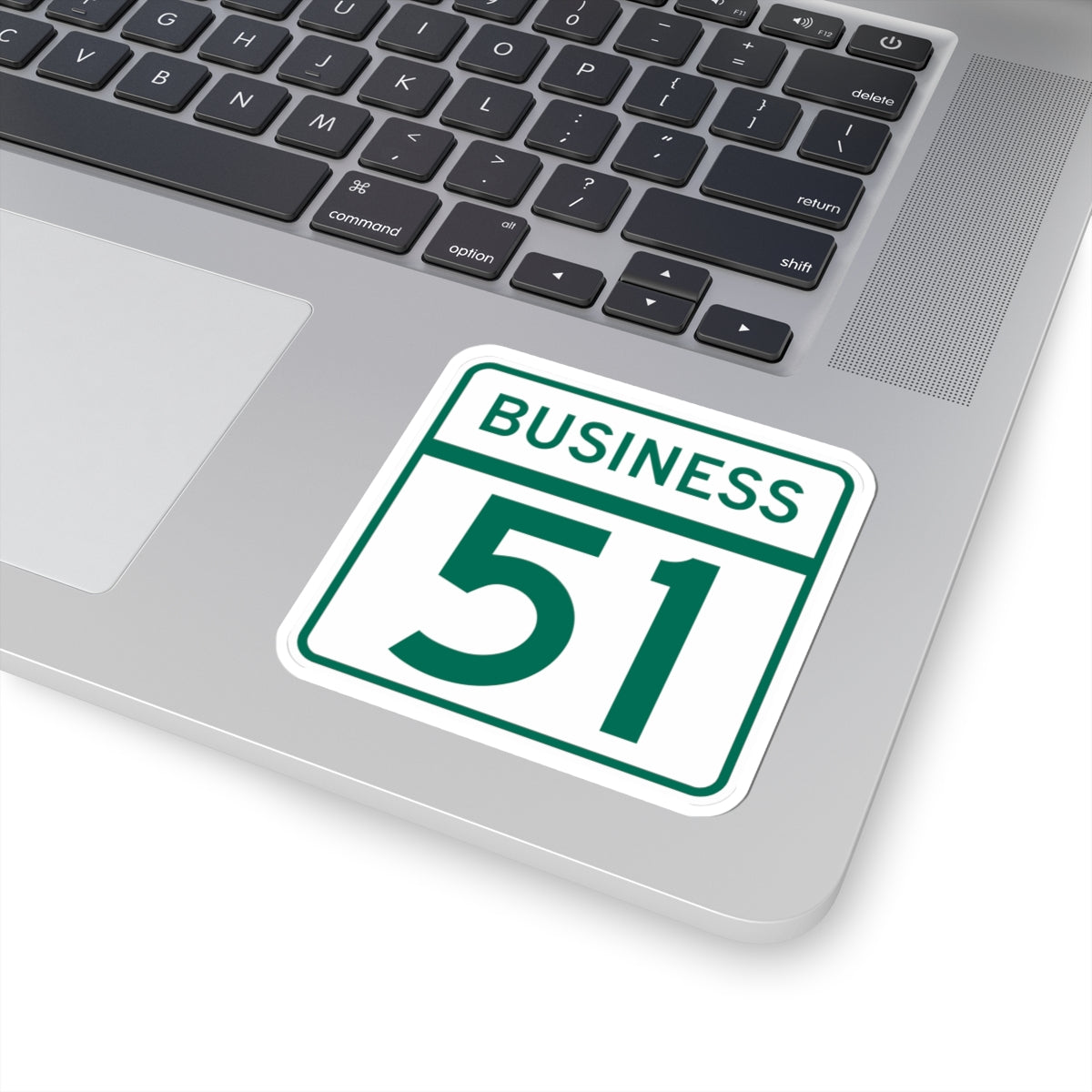 MD Route 51 Business (Maryland) (Road Sign) STICKER Vinyl Kiss-Cut Decal