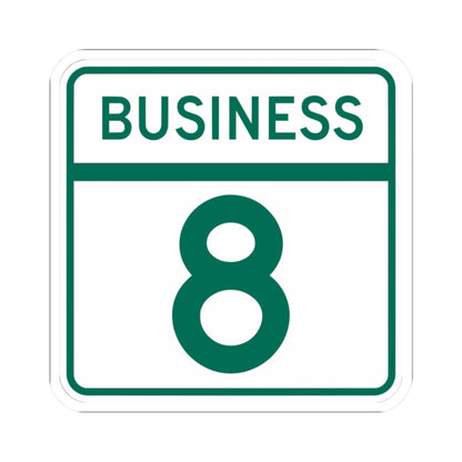 MD Route 8 Business (Maryland) (Road Sign) STICKER Vinyl Kiss-Cut Decal