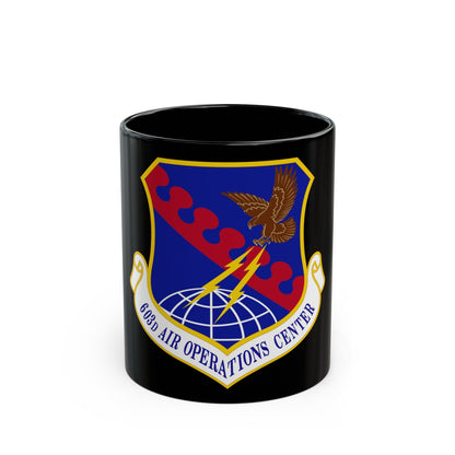 603 Air Operations Center USAFE (U.S. Air Force) Black Coffee Mug-11oz-The Sticker Space