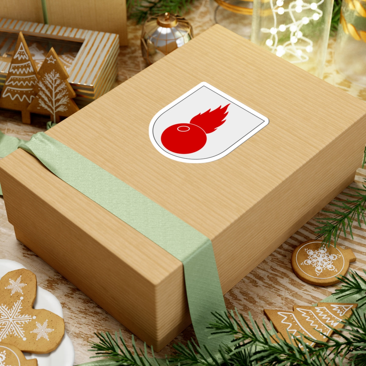 Artilleriregementet 92. artilleribataljonens stab vapen (Sweden) (Coat of Arms) STICKER Vinyl Kiss-Cut Decal