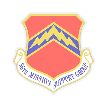 56th Mission Support Group (U.S. Air Force) STICKER Vinyl Kiss-Cut Decal-6 Inch-Transparent-The Sticker Space