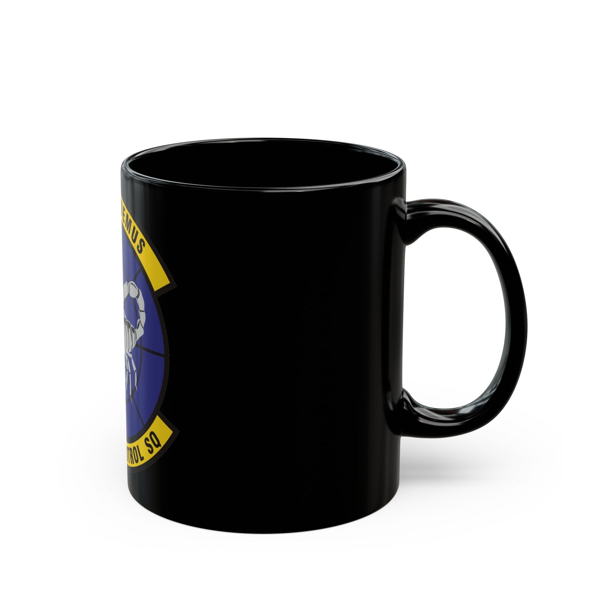 603d Air Control Squadron (U.S. Air Force) Black Coffee Mug-The Sticker Space