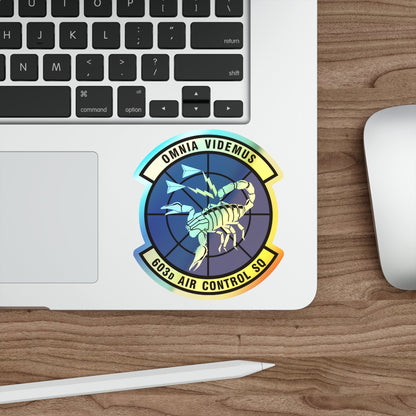 603d Air Control Squadron (U.S. Air Force) Holographic STICKER Die-Cut Vinyl Decal-The Sticker Space