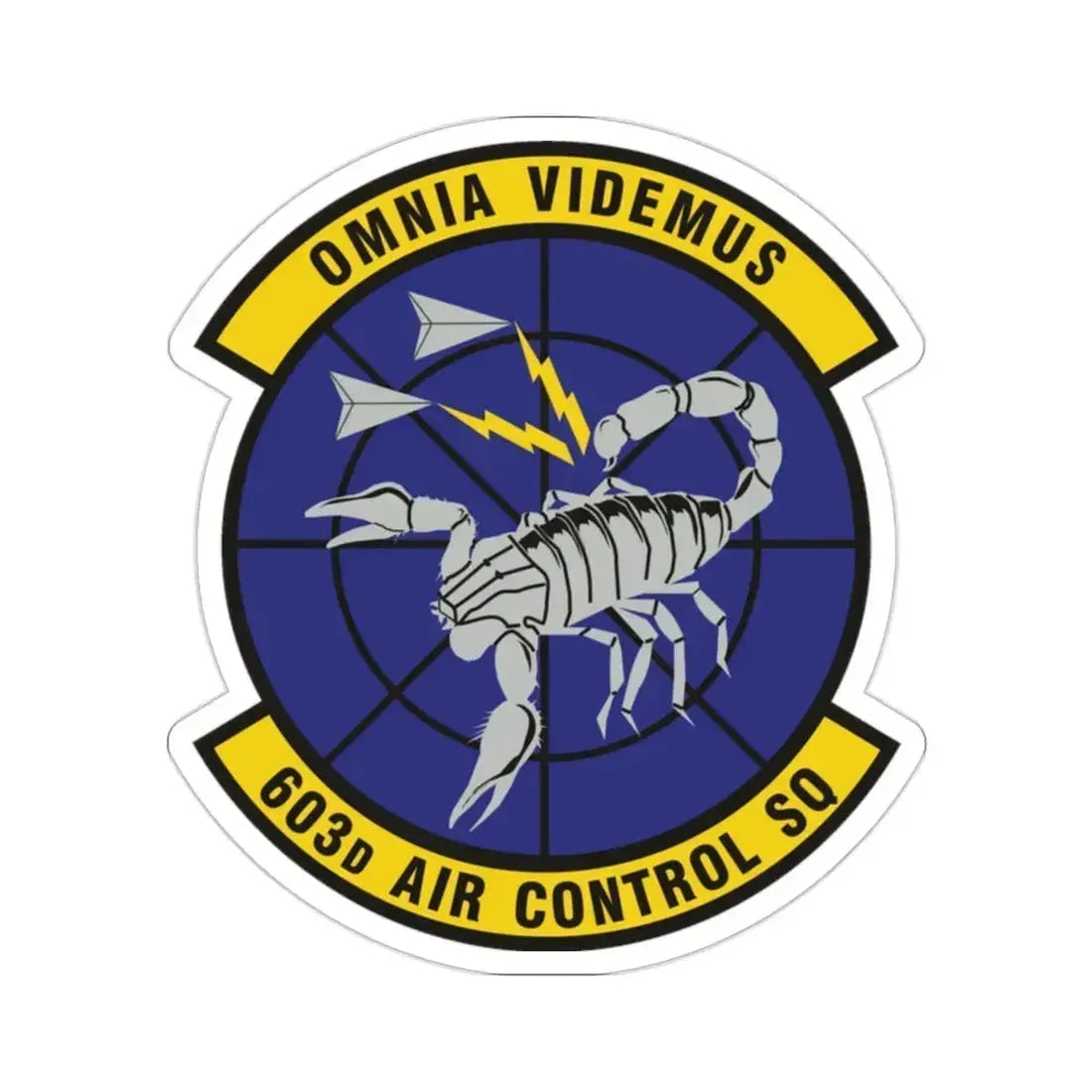 603d Air Control Squadron (U.S. Air Force) STICKER Vinyl Die-Cut Decal 2 Inch - The Sticker Space