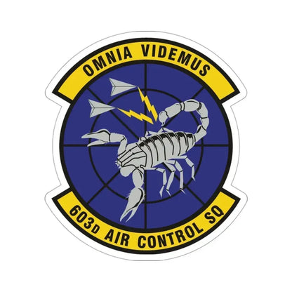 603d Air Control Squadron (U.S. Air Force) STICKER Vinyl Die-Cut Decal 3 Inch - The Sticker Space