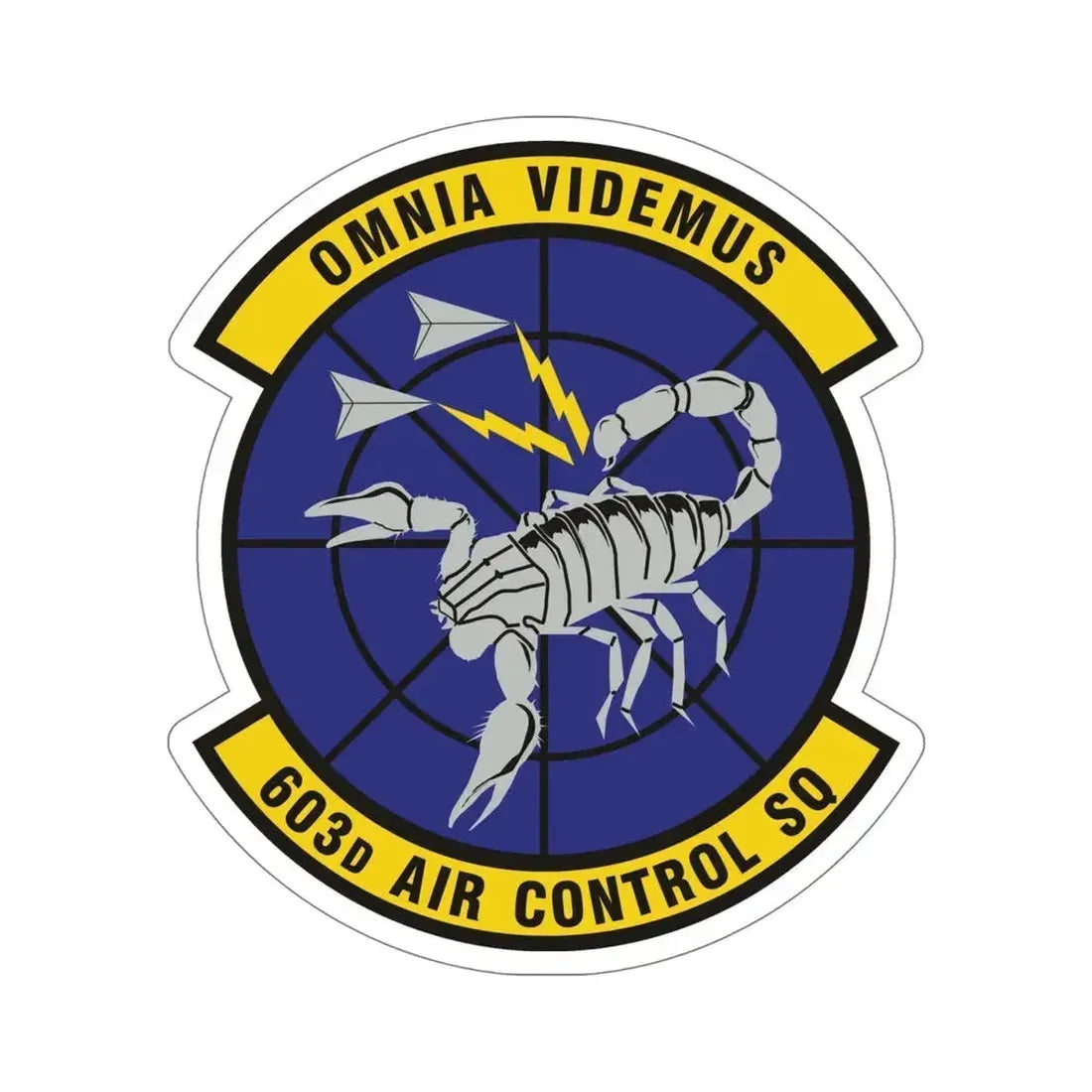 603d Air Control Squadron (U.S. Air Force) STICKER Vinyl Die-Cut Decal - The Sticker Space