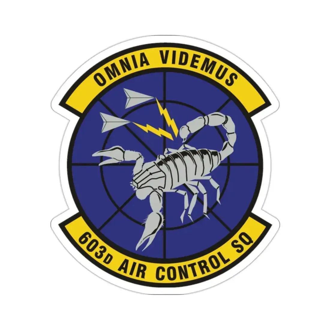 603d Air Control Squadron (U.S. Air Force) STICKER Vinyl Die-Cut Decal - The Sticker Space