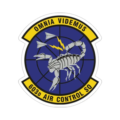 603d Air Control Squadron (U.S. Air Force) STICKER Vinyl Die-Cut Decal - The Sticker Space