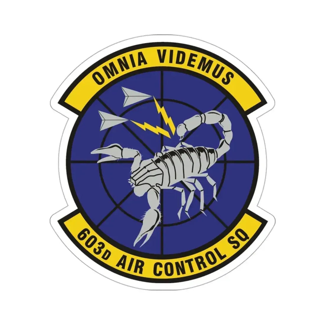 603d Air Control Squadron (U.S. Air Force) STICKER Vinyl Die-Cut Decal - The Sticker Space