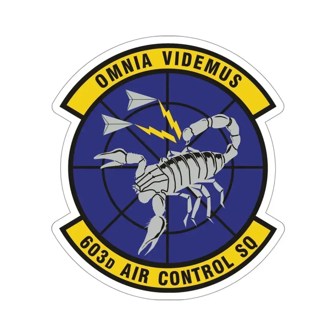 603d Air Control Squadron (U.S. Air Force) STICKER Vinyl Die-Cut Decal - The Sticker Space