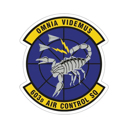 603d Air Control Squadron (U.S. Air Force) STICKER Vinyl Die-Cut Decal - The Sticker Space