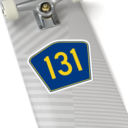 PR secondary 131 (Puerto Rico) (Road Sign) STICKER Vinyl Kiss-Cut Decal