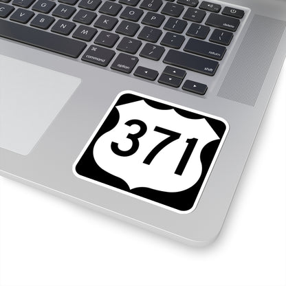 US 371 MN 1961 (Minnesota) (Road Sign) STICKER Vinyl Kiss-Cut Decal