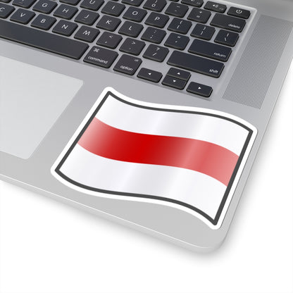 Nuvola Belarus flag 1991 (Belarus) STICKER Vinyl Kiss-Cut Decal
