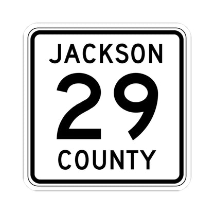 Jackson County Route 29 MN (Minnesota) (Road Sign) STICKER Vinyl Kiss-Cut Decal