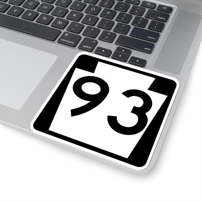 PA-93 (Pennsylvania) (Road Sign) STICKER Vinyl Kiss-Cut Decal