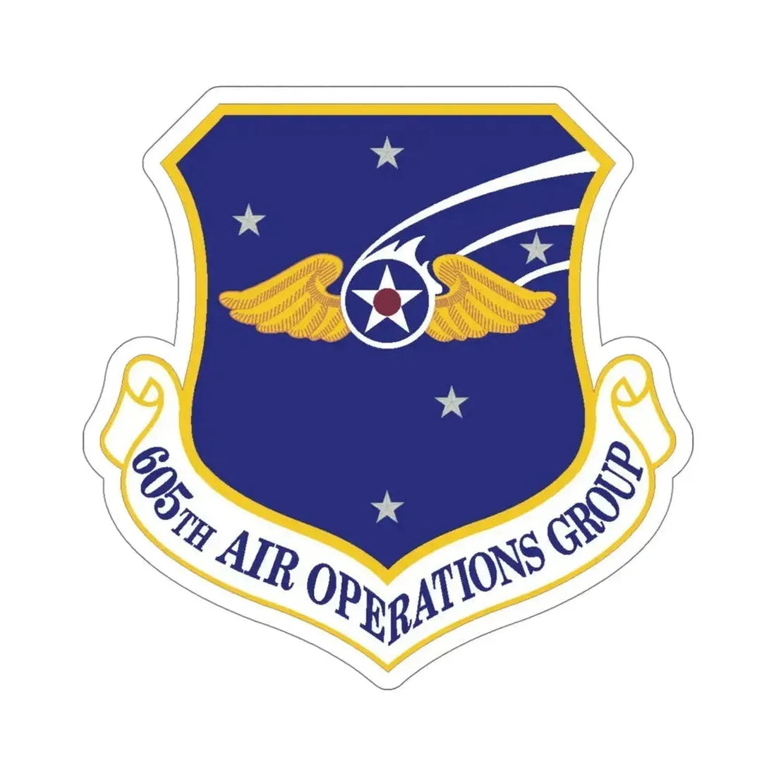 605th Air Operations Group (U.S. Air Force) STICKER Vinyl Die-Cut Decal 5 Inch - The Sticker Space