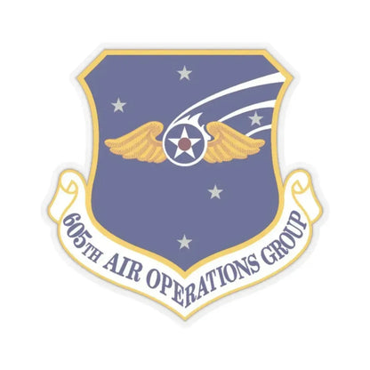 605th Air Operations Group (U.S. Air Force) STICKER Vinyl Kiss-Cut Decal 2 Inch Transparent - The Sticker Space