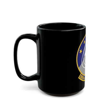 605th Air Operations Squadron (U.S. Air Force) Black Coffee Mug-The Sticker Space