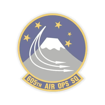 605th Air Operations Squadron (U.S. Air Force) STICKER Vinyl Kiss-Cut Decal 4 Inch Transparent - The Sticker Space
