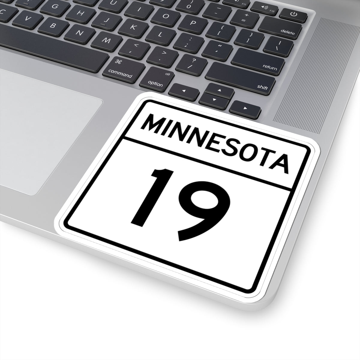 MN-19 1948 (Minnesota) (Road Sign) STICKER Vinyl Kiss-Cut Decal