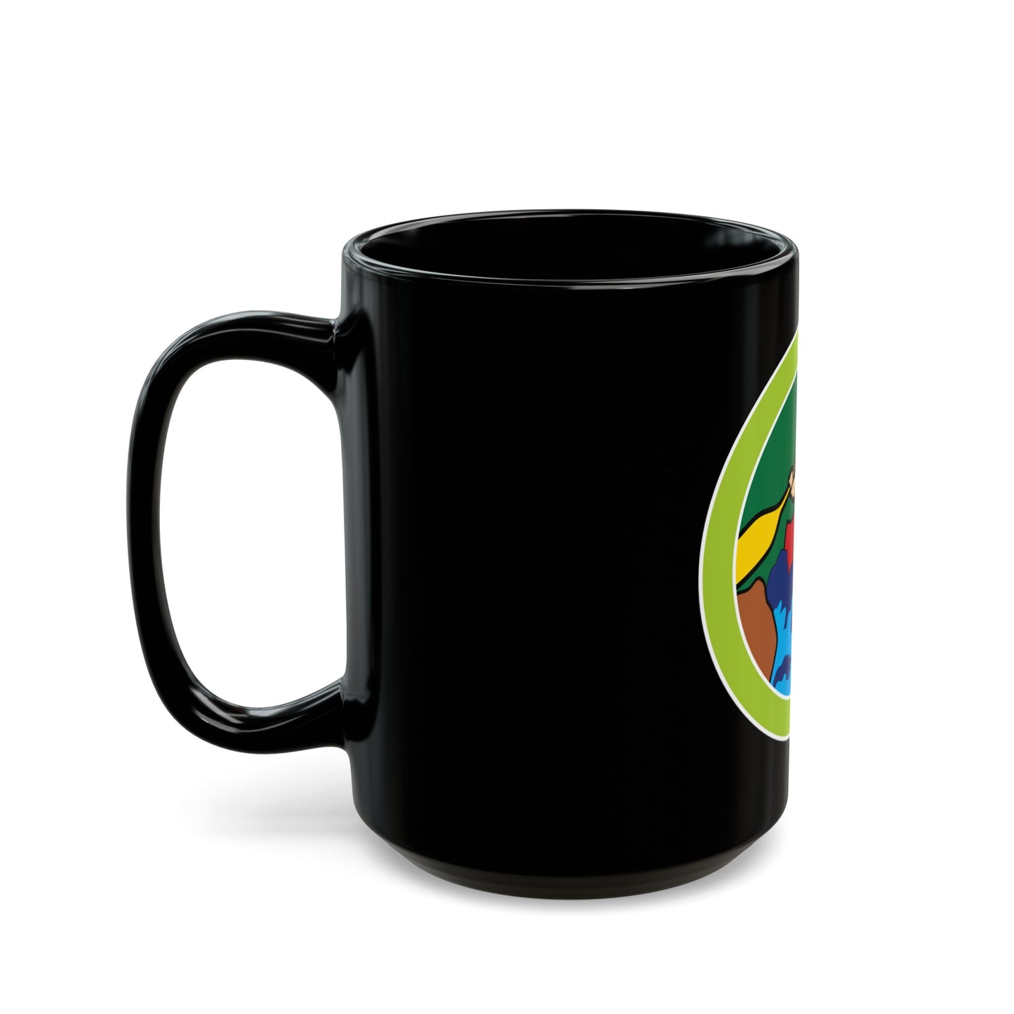 Whitewater (Boy Scout Merit Badge) Black Coffee Mug