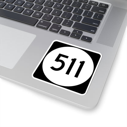 PR tertiary 511 (Puerto Rico) (Road Sign) STICKER Vinyl Kiss-Cut Decal