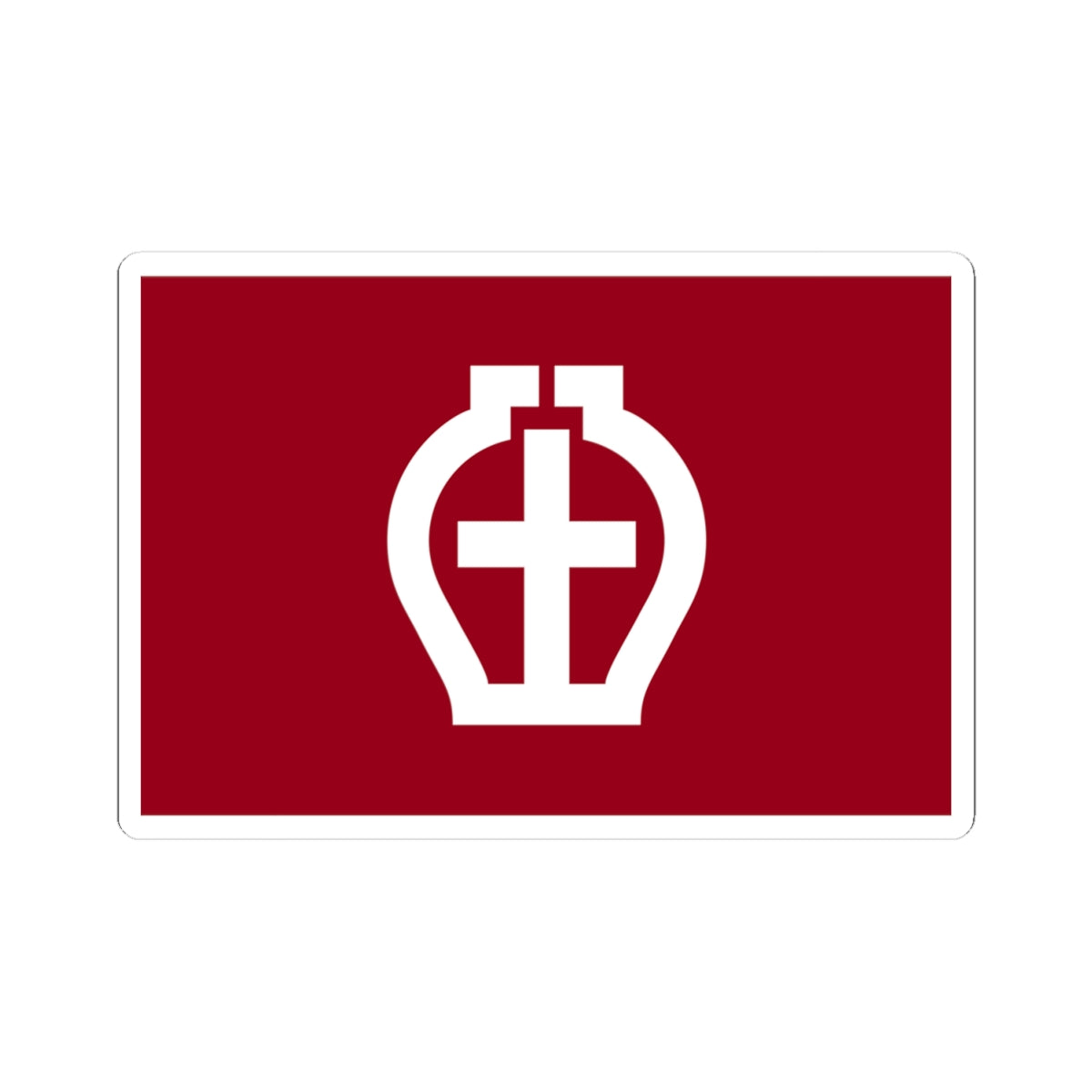 Flag of Seto Aichi (Japan) STICKER Vinyl Kiss-Cut Decal
